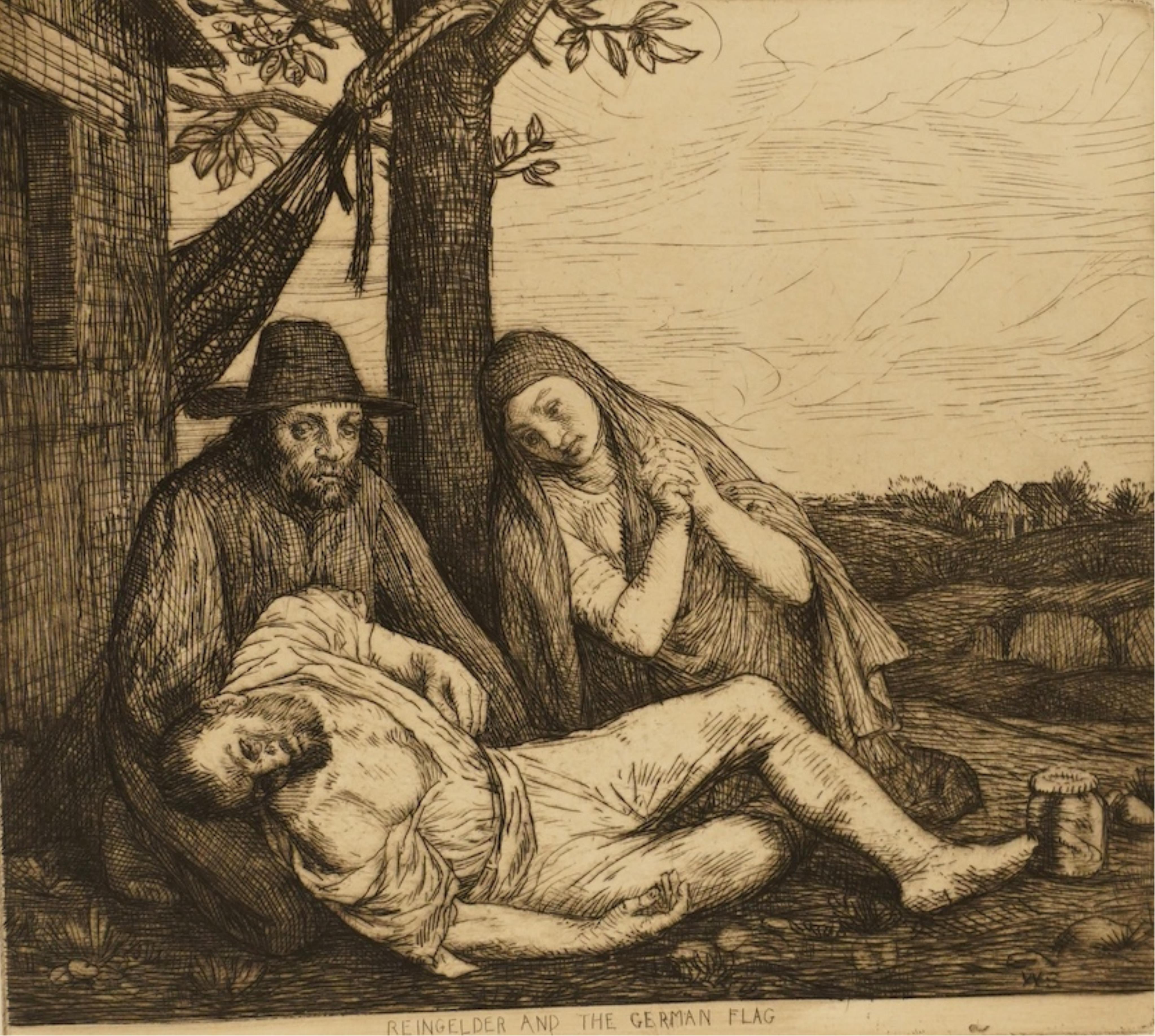 [Kipling, Rudyard], Strang William, A Series of Thirty Etchings, Illustrating Subjects from the Writings of Rudyard Kipling, Macmillan, 1901, 44 x 35cm. Condition - fair with foxing and staining